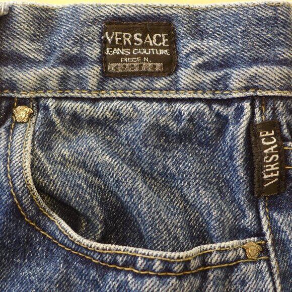 Versace Jeans Couture Ittierre Medium Blue 33"x29" - Picture 4 of 6